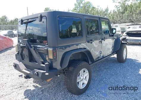 2016 Jeep Wrangler Unlimited Rubicon из США, поврежденный, VIN 1C4HJWFG1GL185157